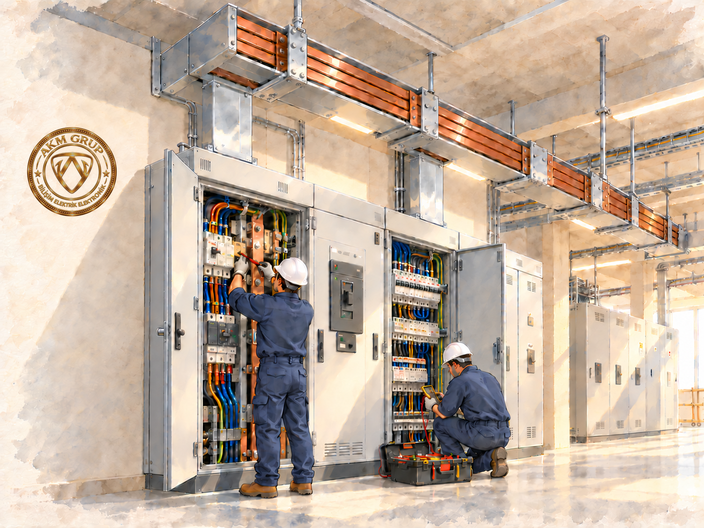 AKM Grup elektrik panosu ve busbar sistemleri montajı